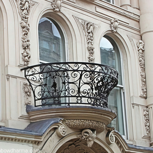 Design di Ringhiere per Balconi in Ferro Battuto Francese/Ringhiere Decorative in Ferro Battuto per Balconi Corrimano Esterno per Terrazze - Product Image 4