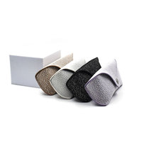 Sac de lunettes de soleil en tissu maillé de haute qualité avec fermeture à bouton pour le stockage de lunettes