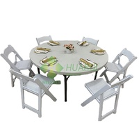 Tables pliantes de voyage d'extérieur en plastique pour événements
