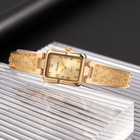 Montres-bracelets de luxe de marque supérieure en or et argent, à quartz, avec bracelet en métal, pour femmes, élégantes, cadeau pour dames, Reloj Mujer