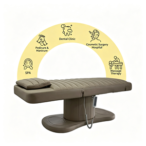 Fauteuil d'examen médical, de tatouage, de spa, de massage, de beauté cosmétique, de soin du visage, luxueux, à 3 moteurs, inclinable, esthétique - Product Image 4