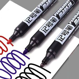 Marcador Permanente Personalizado con Logotipo, Negro/Azul/Rojo, 3 Colores, Tinta No Tóxica, Resistente al Agua, Buen Precio - Product Image 2