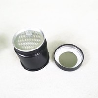 Boîte en métal scellée à la machine avec anneau de traction, couvercle hermétique à vis, boîte en métal avec couvercle à feuille pelable, emballage pour matcha, café, alimentaire, sans danger pour les aliments