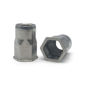 <strong>Rivet</strong> <strong>Nut</strong> <strong>M3</strong> M6 Blind Stainless Steel Small 90 Countersunk Flat Head <strong>Threaded</strong> Tubular Hexagon Knurled <strong>Rivet</strong> <strong>Nut</strong> - Product Image 3