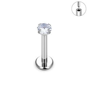 Clous <span class=keywords><strong>d</strong></span>'<span class=keywords><strong>Oreille</strong></span> en Titane G23 de Haute Qualité, Filetage Interne Classique, Bijoux de Piercing Corporel pour <span class=keywords><strong>Femme</strong></span> - Product Image 4