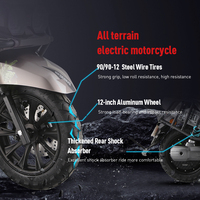Livraison du fabricant moto électrique haute performance de sport de randonnée neuve pour homme avec lumière