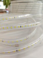 Type de prise de AC220V-IP65-2835-120D-8MM-6000K bandes lumineuses enveloppées de caoutchouc de silicone diverses applications industrielles lampes au néon