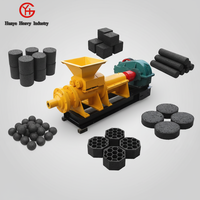 Nouvelle machine à briquettes de charbon de bois à partir de sciure de bois pour usage agricole avec moteur, garantie 1 an
