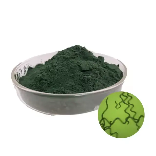 Herbal Extract Pure Natural 100 mesh Spirulina Powder 60% Protein