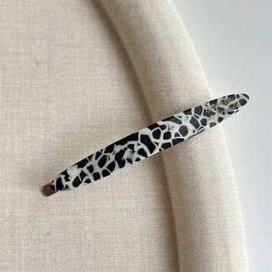 Pinza para el pelo de acetato acrílico con perlas para mujer, estilo Bobby, a la moda - Product Image 6