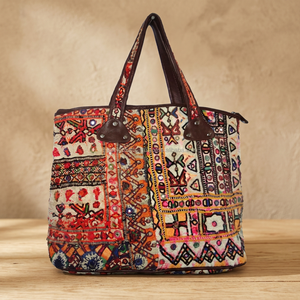 Nuevo bolso de mano con correa de cuero a la moda, bolso de mano Gypsy Banjara, bolso de mano Tribal Banjara - Product Image 3