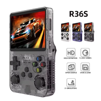 NOUVELLE Console de Jeux Portable R36S Rétro Système Linux Écran IPS 3,5 Pouces Lecteur Vidéo de Poche Portable 64 Go 128 Go Jeux Cadeau pour Enfant