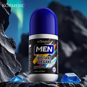 KORMESIC 50ml Deodorante Antitraspirante Roll-on Naturale e Biologico per <span class=keywords><strong>Uomo</strong></span>, Etichetta Privata, Vendita all'Ingrosso - Product Image 2