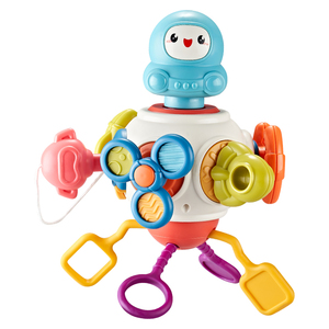 Jouets sensoriels multifonctionnels 8 en 1 pour bébé, jouets de voyage à balles occupées, jouets Montessori pour enfants - Product Image 1