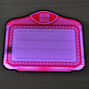 Logo personalizzato VIP classico acrilico Message Board lettere glorificatore Club segno servizio LED batteria ricaricabile Diwali Ramadan notte - Product Image 3