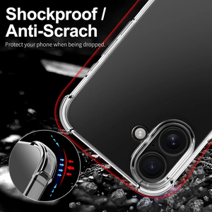 เคส TPU กันกระแทกแบบใสสำหรับ <span class=keywords><strong>iPhone</strong></span> 15 <span class=keywords><strong>PRO</strong></span> MAX 16 <span class=keywords><strong>Pro</strong></span> 17 <span class=keywords><strong>Pro</strong></span> Max 17 <span class=keywords><strong>Pro</strong></span> Air Model SE 7 8 PLUS XR XS MAX - Product Image 6