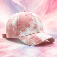 Casquette de baseball personnalisée tie-dye en coton, style Dad Hat, à visière incurvée réglable, pour le golf et les sports de plein air, promotion fournisseur en gros