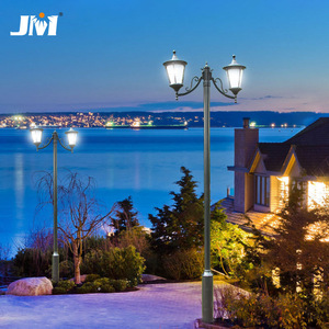โคมไฟสวน Jm Garden Lamp 3M แบบสองหัว ไฟ LED ตัวโครงเหล็ก สำหรับตกแต่งสวนวิลล่าและภูมิทัศน์ - Product Image 3