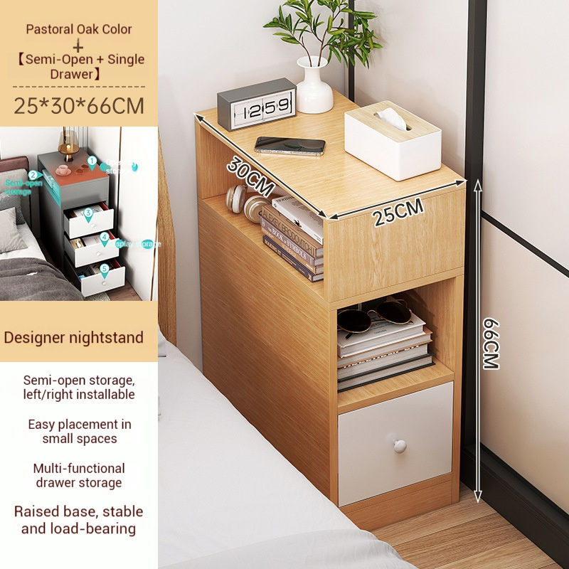 สีโอ๊คคันทรีไซด์ ขนาด 25 * 30 * 66 ซม.