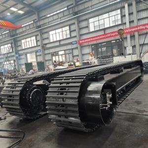 Il nuovo impianto di perforazione cingolato con compressore d'aria mini cingolato carrello in acciaio v scanalatura ruota cingolata - Product Image 6