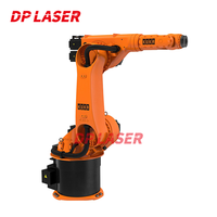 Machine de découpe laser 3D en métal avec bras robotique, source laser IPG 6 axes Kuka 3000W