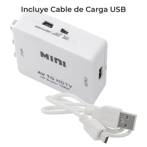 Convertidor RCA <span class=keywords><strong>a</strong></span> HDTV al por Mayor con <span class=keywords><strong>Cable</strong></span> de Audio y Alimentación USB, Escalador de 1080p, Certificado CE FCC RoHS, Directo de Fábrica - Product Image 5