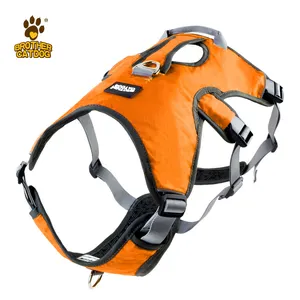 Fashion personalized design soft mesh padded luxury dog tactical adjustable reflective safety dog harness