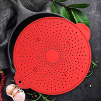 Couvercle de casserole en silicone anti-débordement Couvercle de cuisine anti-débordement