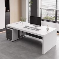 Set di Sedie da Ufficio Moderne e Minimaliste, Scrivania per Manager Finanziari e Supervisori Amministrativi