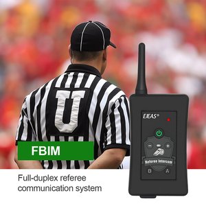   Auriculares <span class=keywords><strong>EJEAS</strong></span> <span class=keywords><strong>FBIM</strong></span> para 4 Árbitros de Fútbol, Intercomunicador de 1500M con Reducción de Ruido CVC - Product Image 2