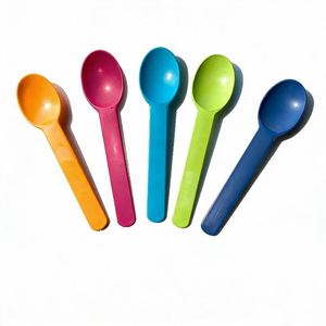 Cucharas de Helado Desechables de Almidón de Maíz al por Mayor, Ecológicas y Sostenibles, Biodegradables, Pedidos al por Mayor Bienvenidos para Fiestas - Product Image 2