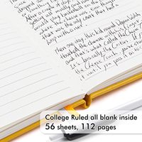 Carnet de notes personnalisé A6 de poche, mini, mignon, imperméable, en gros, couverture rigide, lignes collégiales, bloc-notes avec porte-stylo