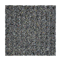 Dalles de sol emboîtables antidérapantes en caoutchouc composite EPDM PVC haute densité, antistatiques, écologiques, 15 mm, pour salle de sport et aire de jeux