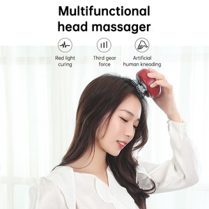 Masajeador de mano multifuncional para cuero cabelludo, dispositivo masajeador de cabeza, masajeador de cabeza de plástico, cuero cabelludo eléctrico - Product Image 2