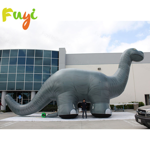 Décorations de fête en plein air dinosaure bleu gonflable géant mascotte dinosaure gonflable de marche - Product Image 5