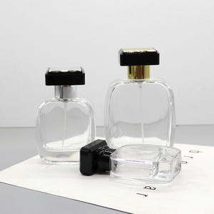 30ml Square Transparent Glass <b>Perfume</b> Dispensing Bottle Crystal White with Clip-On <b>for</b> Cosmetics Empty Cosmetic Bottle <b>for</b> <b>Women</b> - Product Image 1