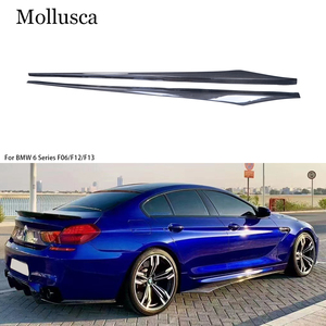 Jupes latérales en fibre de carbone style V pour BMW Série 6 F06 F13 M6 deux portes et quatre portes 2012-2016 - Product Image 1
