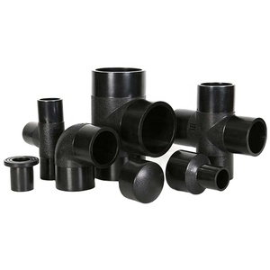 HDPE ống nhựa Phụ Kiện Giá thấp bằng <span class=keywords><strong>TEE</strong></span> <span class=keywords><strong>Reducer</strong></span> <span class=keywords><strong>PE</strong></span> chữ thập stub End stub bích khuỷu tay cho cấp nước hepd phụ kiện đường ống - Product Image 1