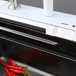 Multifunzione lavello da <span class=keywords><strong>cucina</strong></span> 304 in acciaio inox lavello da <span class=keywords><strong>cucina</strong></span> moderno cascata pioggia grande ciotola singola lavello da <span class=keywords><strong>cucina</strong></span> Set - Product Image 5