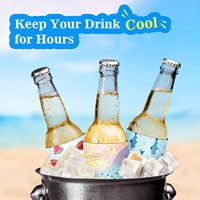 Vente en gros : Housse de protection isotherme en néoprène pour canettes de bière, 12 oz, capacité personnalisable, refroidisseur de canettes portable et fin