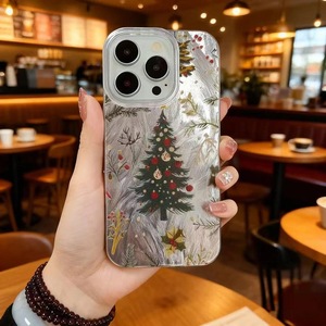 Coque de téléphone de qualité supérieure en PC antichoc avec motif animal de Noël pour 16 Pro Max/14/15 Plus/13/12 Pro - Product Image 3