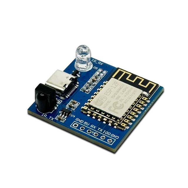 ESP8266/ESP32 Infrared Transmitter Receiver with NEC Instruction and WiFi Transparent Transmission Module