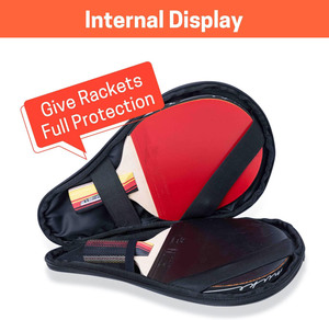Muestra gratis BOLI Rhomboid Hard Table Tennis Raqueta Bolsa Accesorios Table Tennis Case - Product Image 6