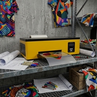 Impresora de Transferencia DTF A4 para Uso Doméstico, Cabezal de Impresión XP600 Compatible con Windows para Proyectos de Impresión Personalizados de Camisetas, Gorras y Bolsas