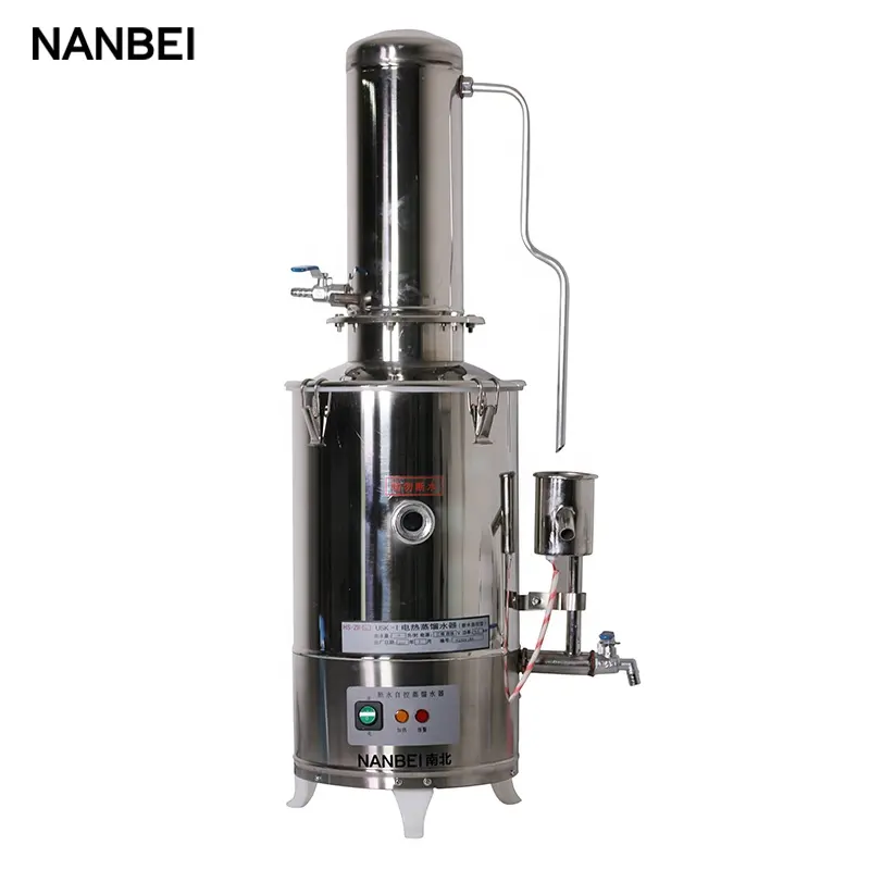 Distillatore d'acqua del sistema di distillazione del laboratorio di tipo in acciaio inossidabile dell'attrezzatura distillata 5L 10l/hr
