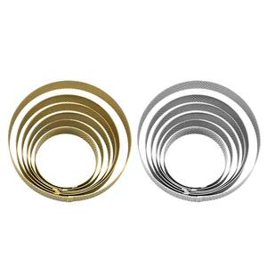 6 ، <span class=keywords><strong>2</strong></span> ارتفاع الفولاذ المقاوم للصدأ التيراميسو الدائري للخبز من من من من من من من من أجل قالب ديكور الكيك - Product Image 1