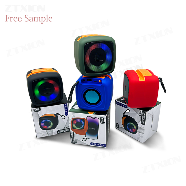 Good Sound Speaker X-911 Portable Speakers RGB BT Speaker Subwoofers with Mobile Phone Holder
