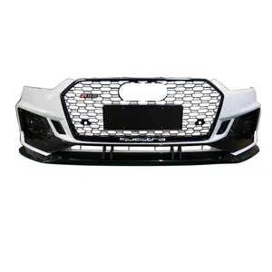 RS5 bumper for Audi A5 S5 B9 RS5 style front bumper with grill PP material body kits for Audi S5 2017 2018 2019