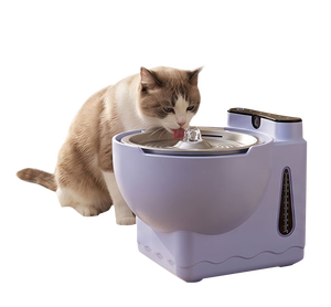 Bol intelligent pour chat avec système de filtration double, purification à l'hydrogène, charbon actif et résine ionique pour la réduction des odeurs et la purification - Product Image 5