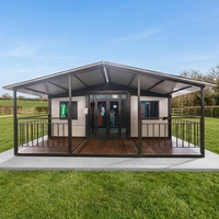 Maisons conteneurs extensibles et pliables de 20, 30 et 40 pieds, maisons préfabriquées, maisons modulaires préfabriquées en acier mobiles